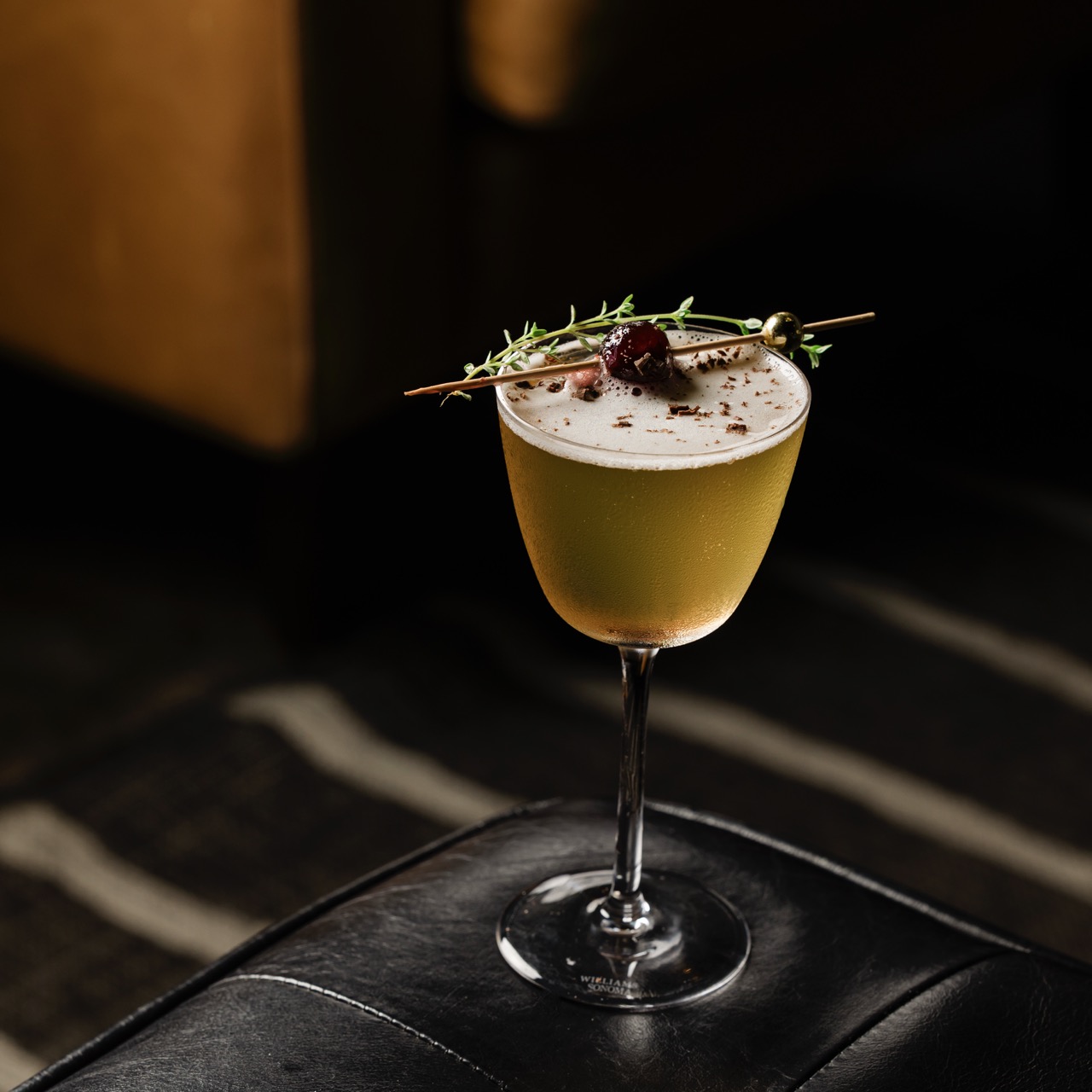 tea coctail in a up glass