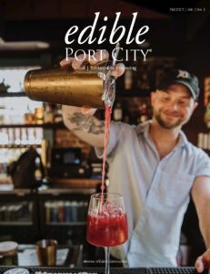 cover of edible port city magazine